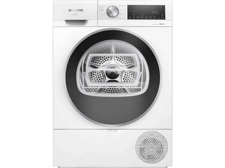 Secadora bomba de calor - Siemens WQ42G200ES, 9 kg, 14 programas, AutoDry, EasyClean, Blanco