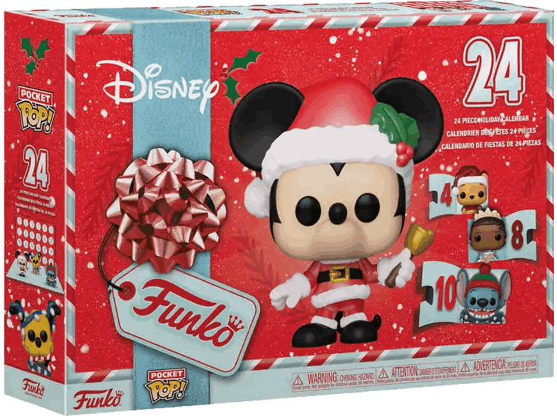 Calendario - Funko Disney Pocket Pop, x24 figuras, Multicolor