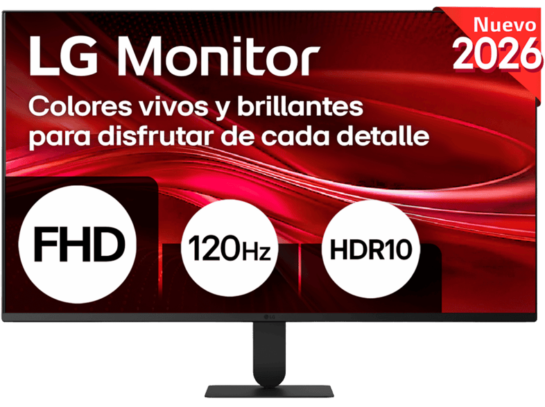 Monitor - LG 32U401B-B, 32", Full-HD, 120 Hz, 5ms, VA, 1x HDMI 2.0, 16:9, sRGB 99%, Negro