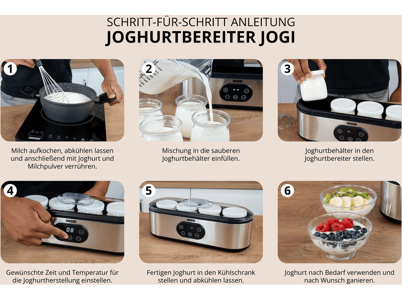 Unold 38726 Joghurtbereiter JOGI 120 W — Foto 3 von 5