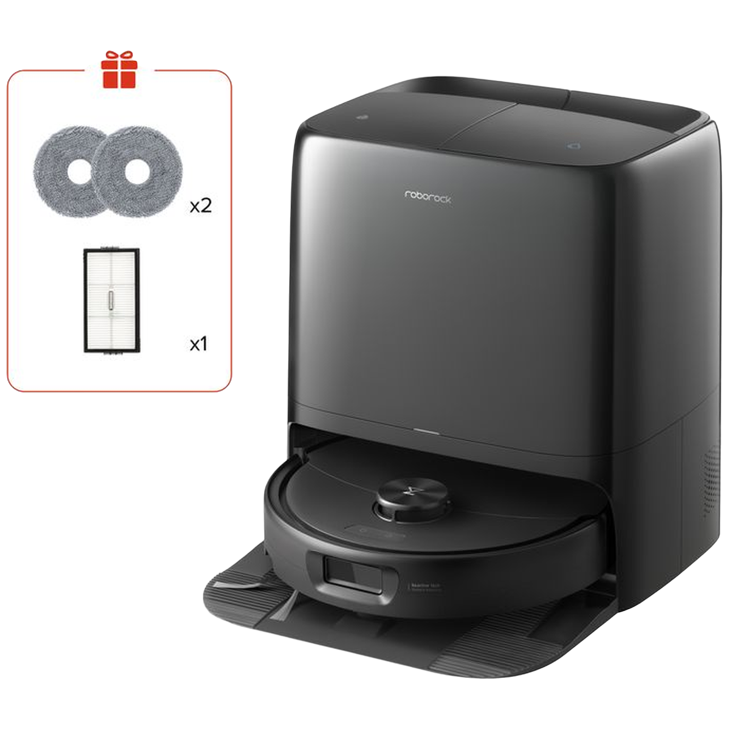 Roborock Qrevo 2 Prox - Robotstofzuiger Met Dweilfunctie 25000 Pa Black