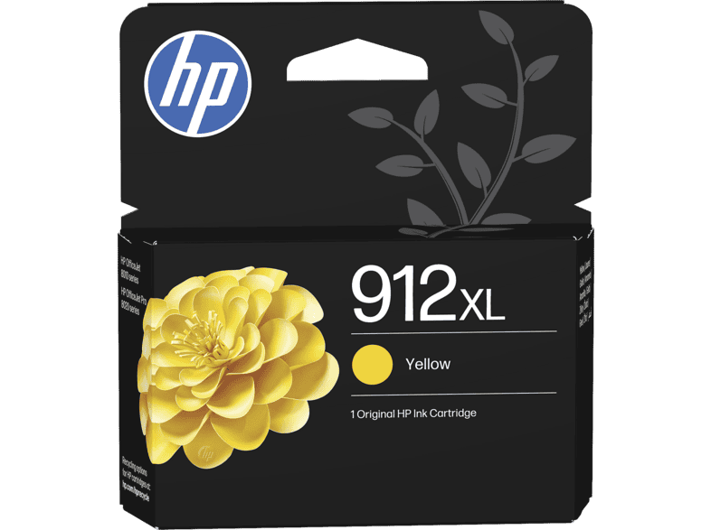 HP 912xl High Yield Yellow Original Ink Cartridge - Inktpatroon