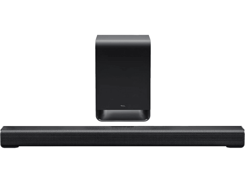Barra de sonido - TCL S60K, Bluetooth, Subwoofer inalámbrico incluido, 340 W, 3.1 canales, Dolby Atmos, DTS:X, Dark Titanium