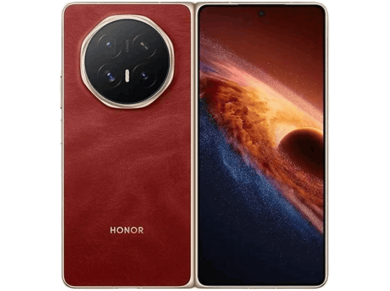 Honor MAGIC V6, Rojo, 512 GB, 12 GB RAM, 6.52 " AMOLED, Qualcomm® Snapdragon® 8 Elite Gen 5 Mobile Platform (3nm), 6660 mAh, Plegable