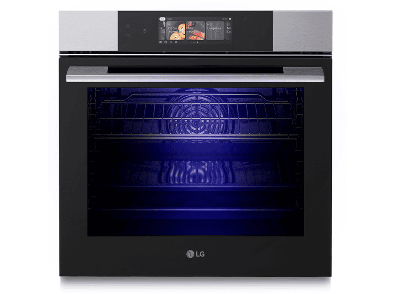 Horno - LG CWS9D7651WS, Multifunción, Pirolítico + hidrolítico, 76 l, sistema de limpieza Blue EasyClean, 59.2 cm, Acero