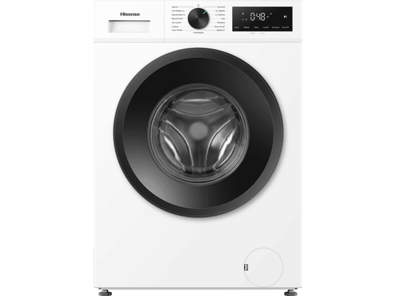 Lavadora carga frontal - Hisense WF1I7022BWJ, 7 kg, 1200 rpm, 15 programas, Función Vapor, Pure Jet, Auto Wash, Antiarrugas, Pausar y añadir, Blanco