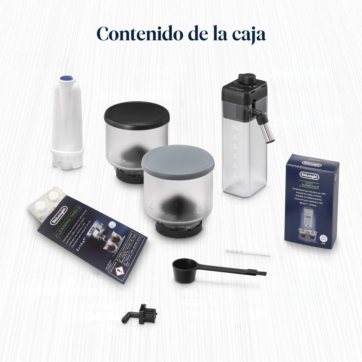 Contenido de la caja.