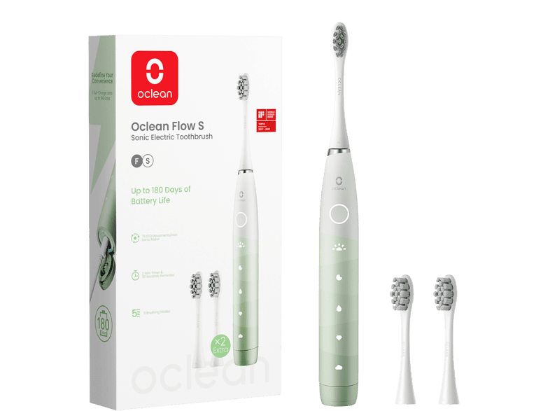Oclean Flow S Schallzahnbürste Grün