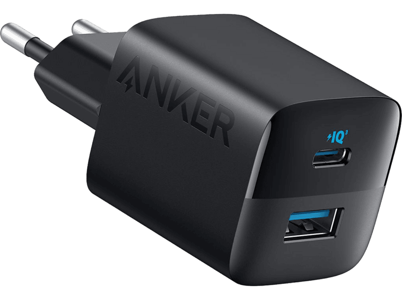 Chargeur Anker 323 33W USB-A & USB-C Noir