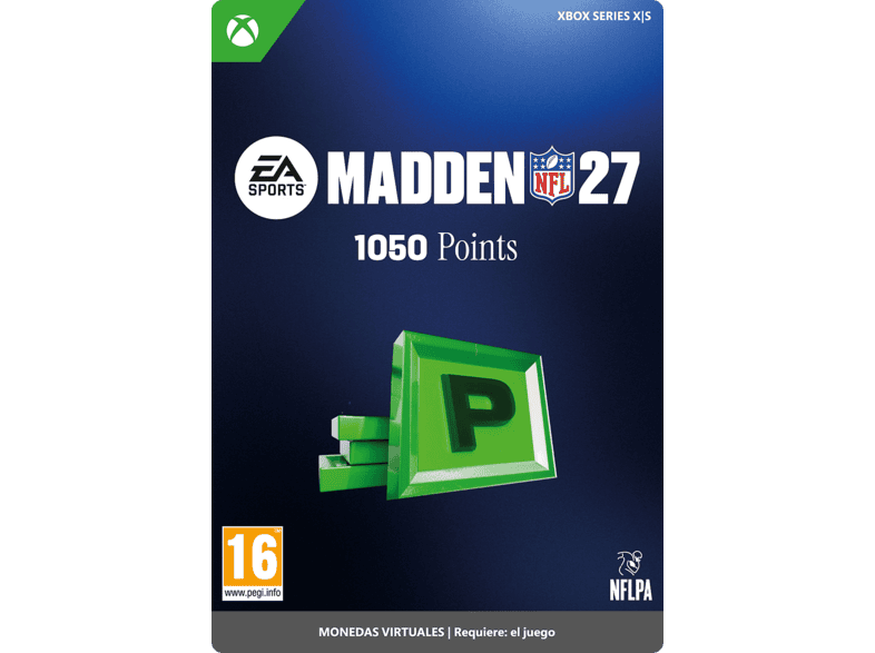 XBOX Series X S Madden NFL 27: 1050 Points (Código de descarga)