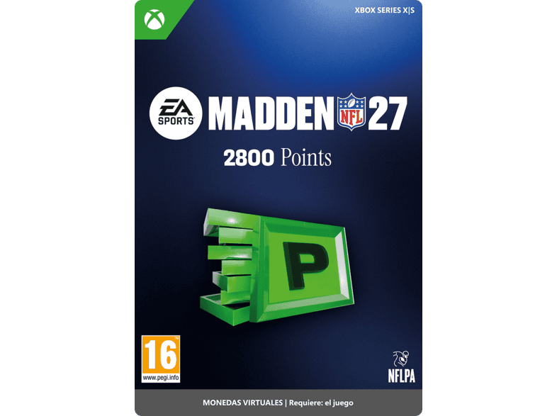 XBOX Series X S Madden NFL 27: 2800 Points (Código de descarga)