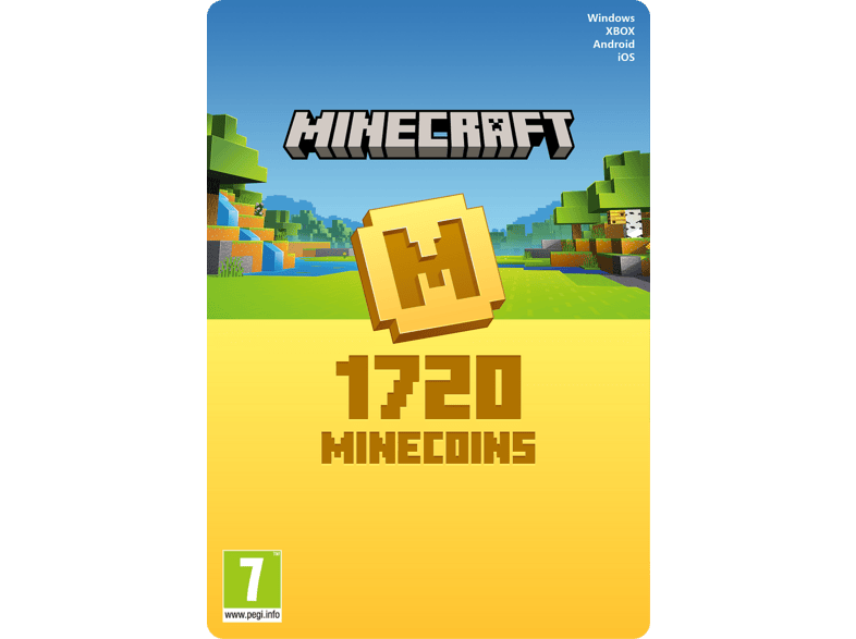 XBOX Series X S & Windows iOS Android PC Minecraft Minecoins Pack: 1720 Coins (2026) (Código de descarga)