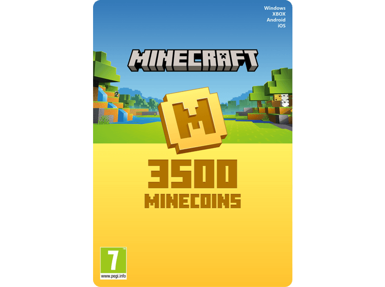 XBOX Series X S & Windows iOS Android PC Minecraft Minecoins Pack: 3500 Coins (2026) (Código de descarga)