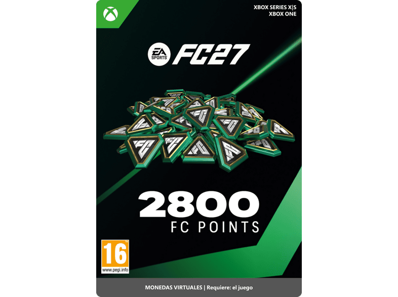 XBOX Series X S & One EA SPORTS FC™ 27: 2800 FC Points (Código de descarga)