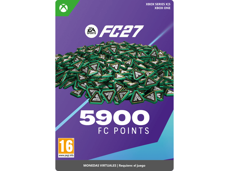 XBOX Series X S & One EA SPORTS FC™ 27: 5900 FC Points (Código de descarga)