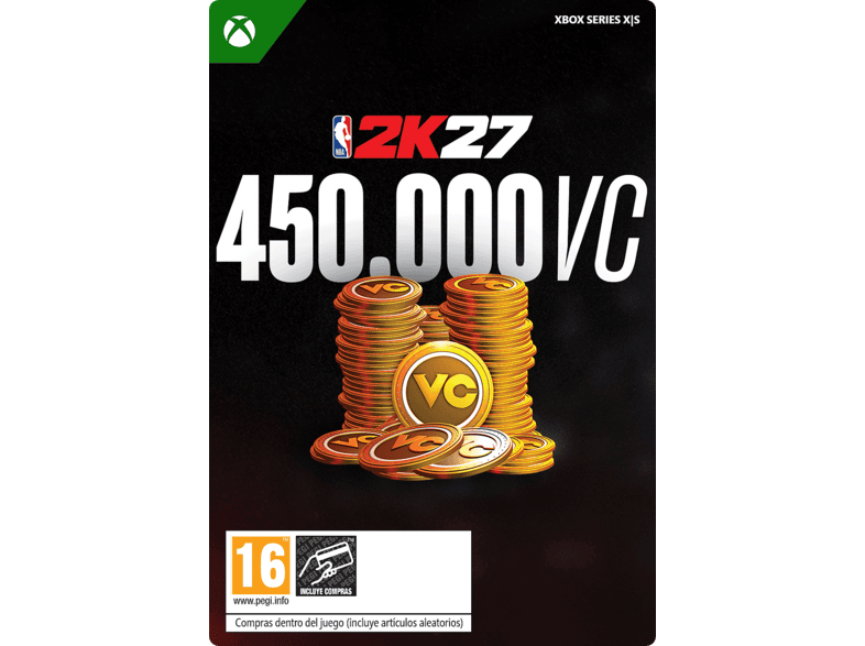 XBOX Series X S NBA 2K27: 450000 VC (Código descarga)
