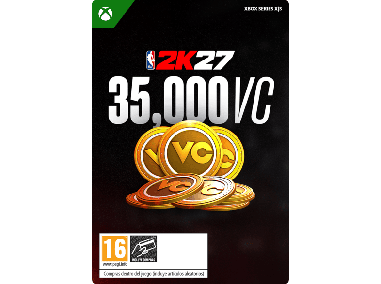 XBOX Series X S NBA 2K27: 35000 VC (Código descarga)