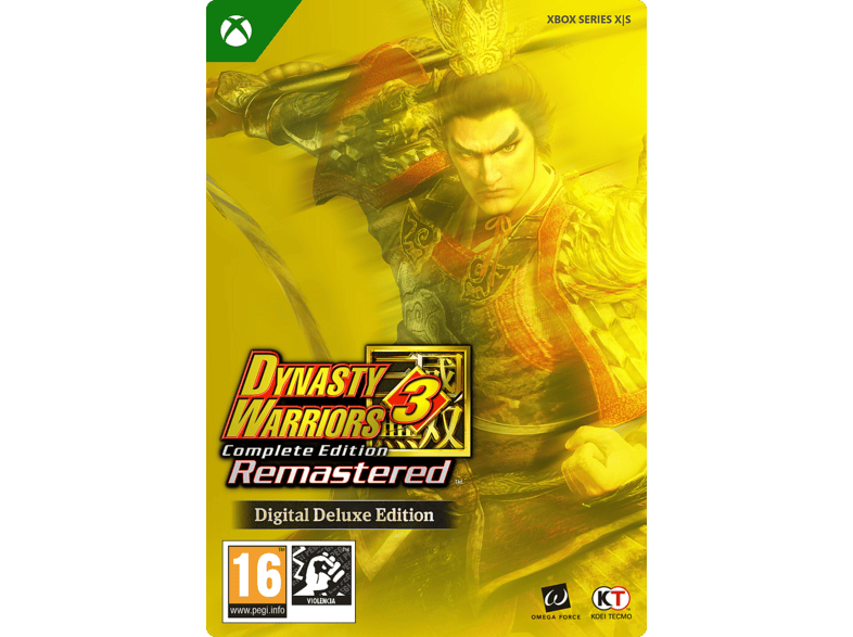 XBOX Series X S Dynasty Warriors 3. Complete Edition Remastered Digital Deluxe (Código de descarga)