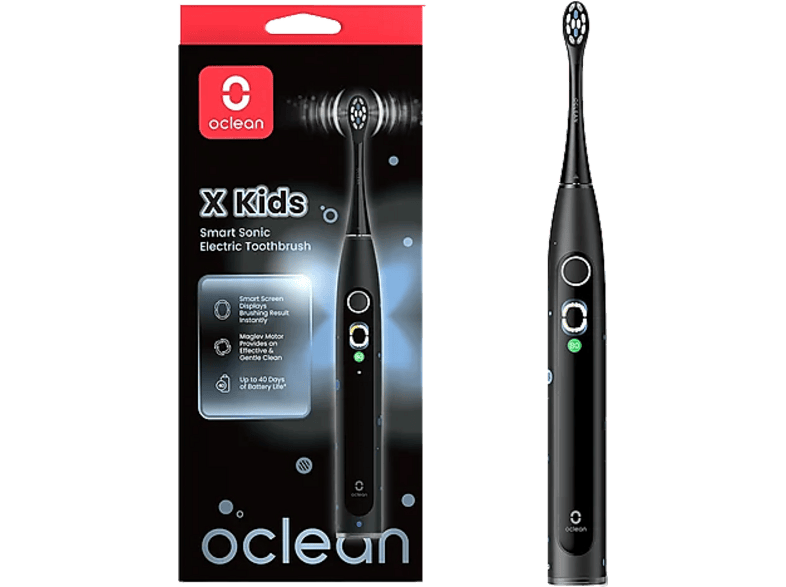 Oclean X Kids Kinderzahnbürste mit Schalltechnologie Schwarz