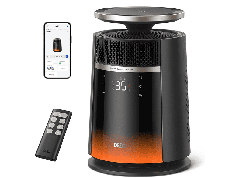 Termowentylator DREO Whole Room Heater 720S Czarny