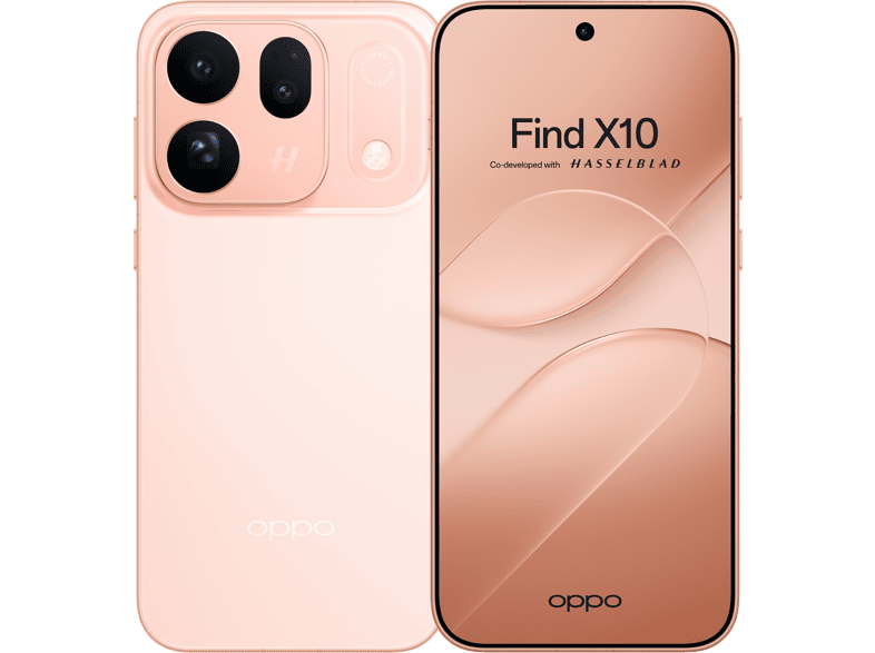OPPO Find X10, Glow Coral, 512 GB, 12 GB RAM, 6.59" AMOLED, MediaTek Dimensity 9600M, 7150 mAh