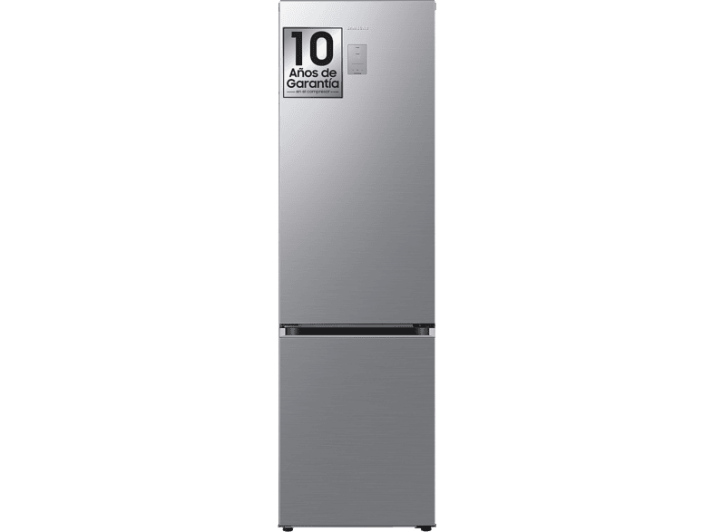 Frigorífico combi - Samsung Smart RB38C675CS9/EF, No Frost, 203 cm, 390l, All-Around Cooling, WiFi, Inox