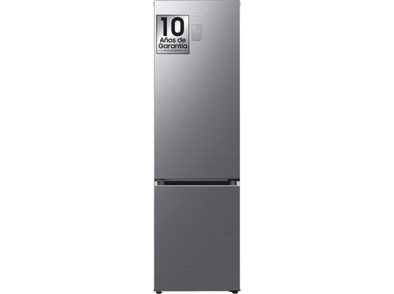 Frigorífico combi - Samsung RB38C776ASR/EF, Twin & Metal Cooling, 203 cm, 387 l, Wifi, Inox