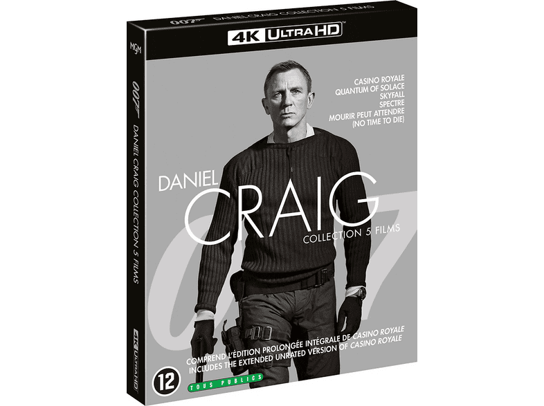 James Bond Daniel Craig Collection 5 Films 4K Ultra HD Blu-ray