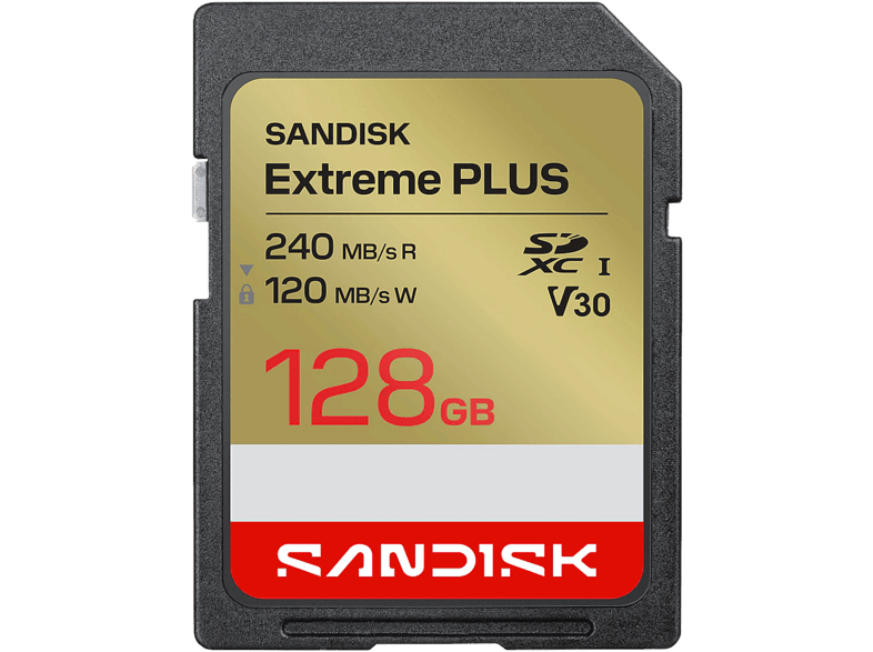 Karta pamięci SANDISK Extreme Plus SDXC 128GB 240MB/s 120MB/s