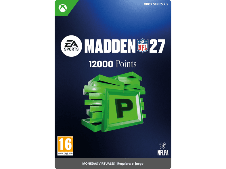 XBOX Series X S Madden NFL 27: 12000 Points (Código de descarga)