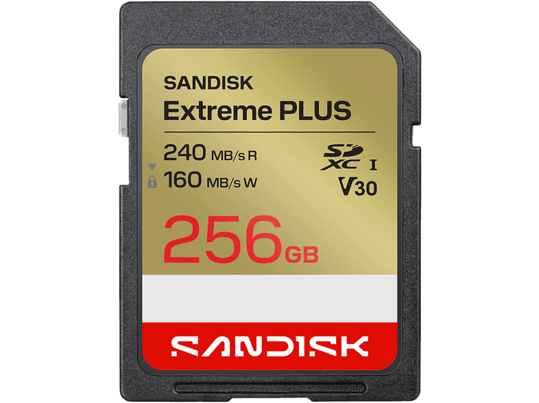 Karta pamięci SANDISK Extreme Plus SDXC 256GB 240MB/s 160MB/s