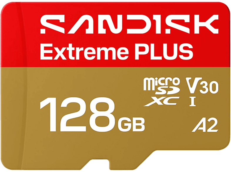 Karta pamięci SANDISK Extreme Plus microSDXC 128GB 250MB/s 120MB/s + adapter
