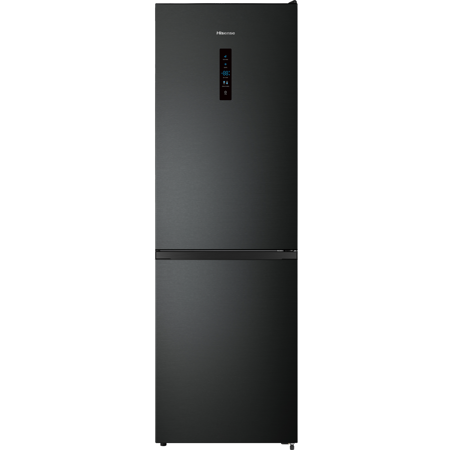 HISENSE RB390N4BFC - Koel-vriescombinatie - breedte 60 cm - hoogte 186 cm - inhoud 304 l - NoFrost