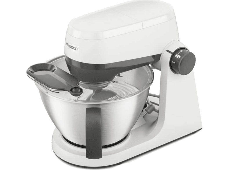 Robot de cocina - Kenwood KHC30.000WH, 1000 W, 4.3 l, 7 velocidades, Función Pulse, Blanco