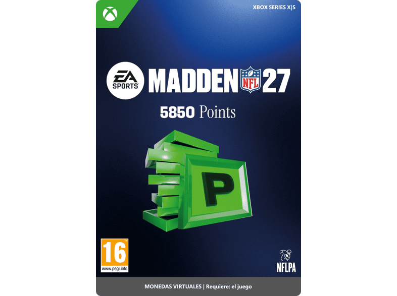 XBOX Series X S Madden NFL 27: 5850 Points (Código de descarga)