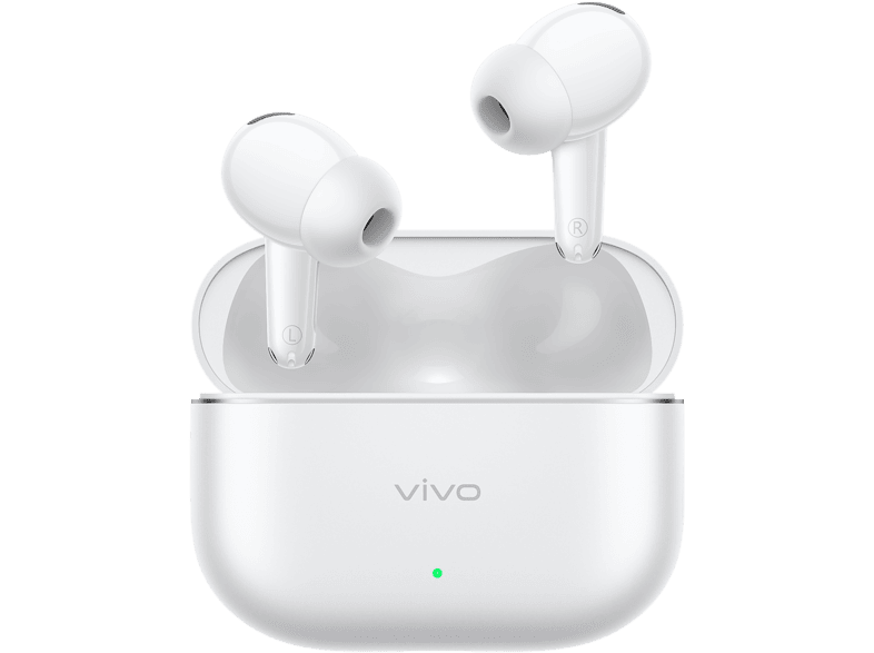 Auriculares True Wireless - vivo Buds Ultra, Hasta 50h Autonomía, Cancelación de Ruido Activa, Conexión triple multidispositivo, Glacier White