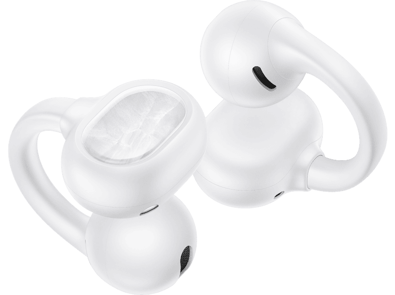 Auriculares conducción de aire - vivo Buds Clip, 42h Autonomía, Open-ear, IP55, Moonlight White