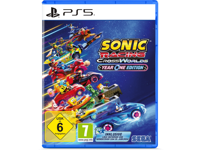 Sonic Racing: CrossWorlds - Year One Edition - PlayStation 5 [Blu-ray]