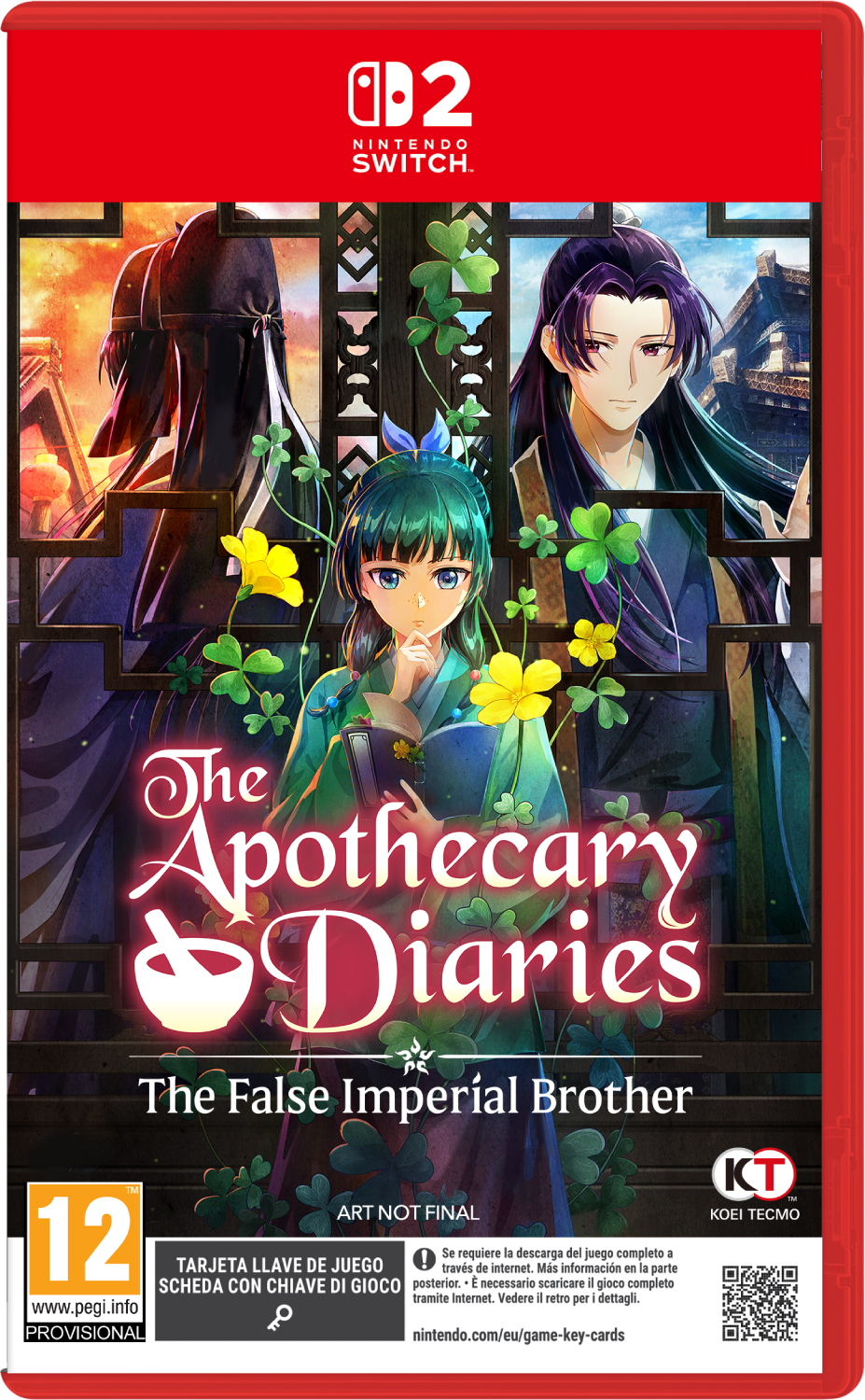 Carátula de The Apothecary Diaries: The False Imperial Brothe para Switch 2 (edición PAL España)