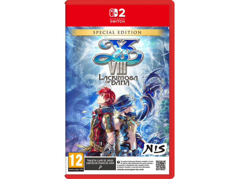 Nintendo Switch 2 Ys VIII: Lacrimosa of DANA Special Edition (Game Key Card)