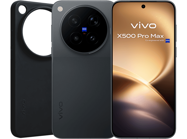 Vivo X500 Pro Max, Moonlit Black, 512GB, 12GB RAM, 6.85" AMOLED, MediaTek Dimensity 9600 Pro, 6750 mAh