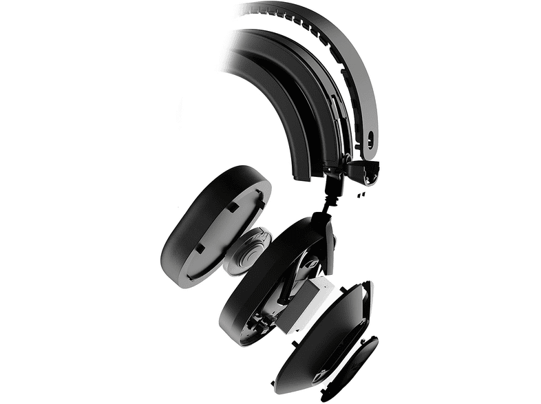 Auriculares inalámbricos - Vieta Pro Quiet, Autonomía 80 h, Bluetooth 6.0, Cancelación de ruido híbrida, Conexión dual, Negro – imagen 2
