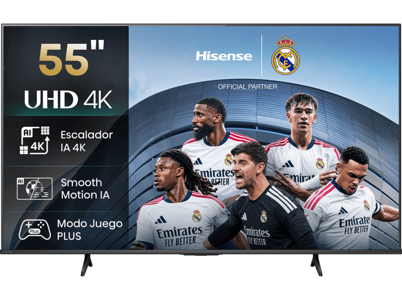 Hisense 55A6s 139,7 Cm (55) 4K Ultra Hd Smart Tv Wifi Negro , Leroy Merlin - Imagen 4
