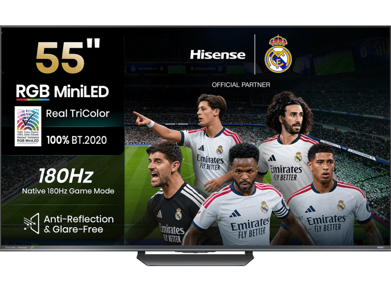 Hisense Smart Tv Miniled Rgb 55’’ (139,7 Cm) 55Ur8s Con Ia, 4K Uhd, 60Hz, Dolby Vision; Dolby Vision Iq; Hdr+,Dolby Ms12, Dts X, - Imagen 3