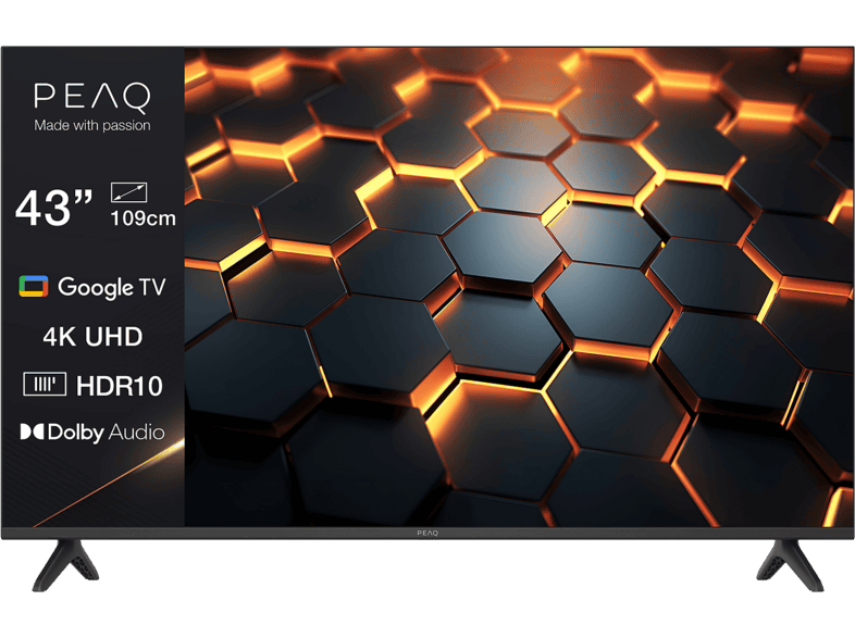 Peaq PTV 43GU-5025T 43-inch 4K QLED Smart TV
