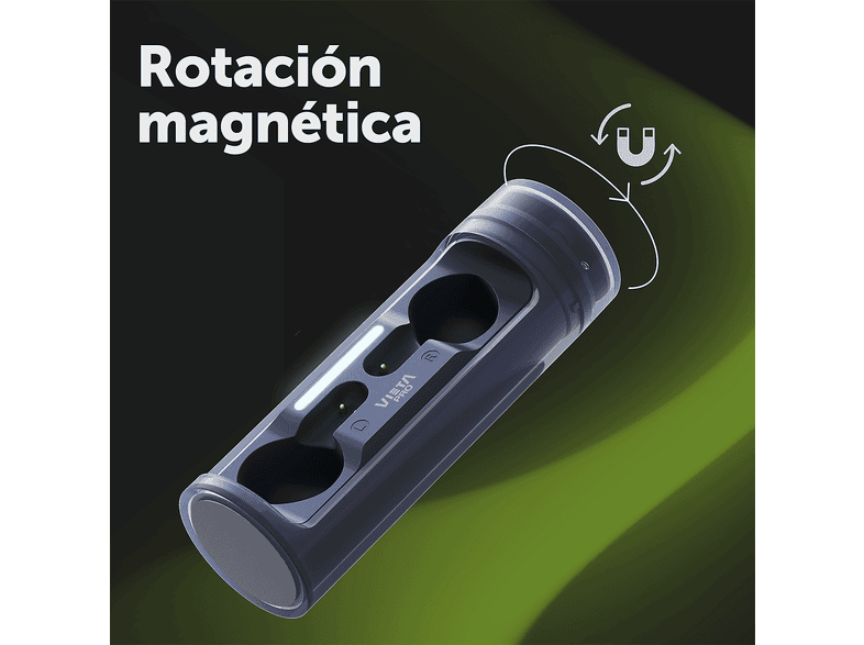 Auriculares True Wireless - Vieta Pro Rolling, Autonomía 19 h, Micrófono, USB-C, Bluetooth, Azul – imagen 3