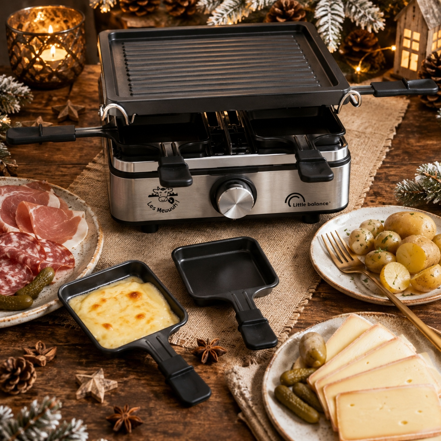 LITTLE BALANCE Smart raclette inox | 4 | MediaMarkt