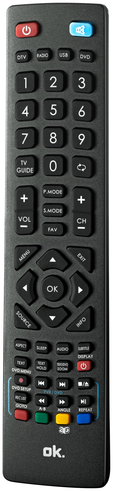 OK. OLE 328 B D4S schwarz LED TV (Flat, 32 Zoll / 80 cm, Full-HD)
