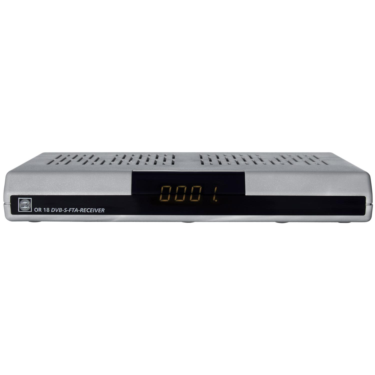 WISI OR 18 HDMI Sat-Receiver (HDTV=Nein, DVB-S, Schwarz)