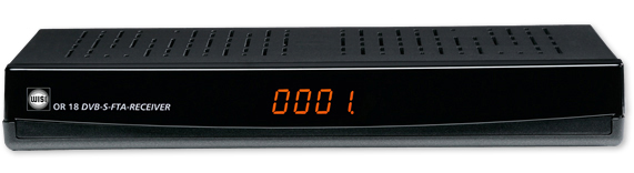 WISI OR 18 HDMI Sat-Receiver (HDTV=Nein, DVB-S, Schwarz)